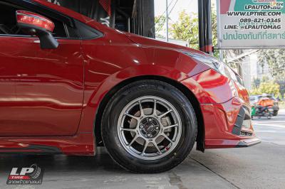 รถ - NISSAN ALMERA&nbsp;ล้อแม็ก -LENSO VENOM V1N FlowForming HB สเปค -15x7 ET35 4x100
ยาง - BRIDGESTONE TURANZA6 เบอร์ -195/65-15