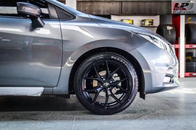 NISSAN ALMERA 2020 N18 จัดล้อโปรโมชั่น EmotionR FRE 17x7.5 ET35 4x100 #ดำด้าน + ยางยนต์ DEESTONE R702 205/45-17