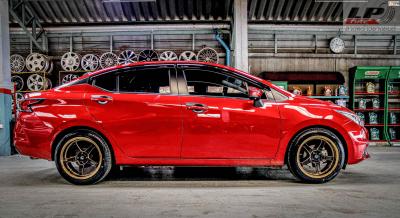 
NISSAN ALMERA 2020 + ล้อแม็ก COSMIS XT-005R ขอบ 17x7.5 ET30 4รู100 สีดำเงาขลิปทองขอบทอง
 

 