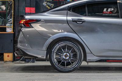 รถ - NISSAN ALMERA ล้อแม็ก - NK Performance NK105N (TC105n) Flowforming NK Dark ขอบ - 17x8 ET35 4x100 ยาง- ALLIANCE AL30 030Ex เบอร์ - 225/45-17