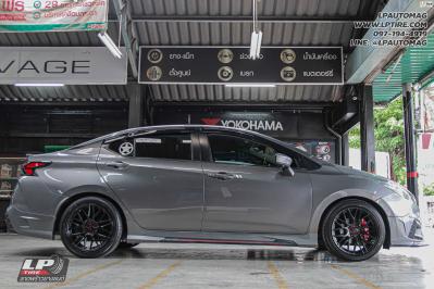 รถ - NISSAN ALMERA ล้อแม็ก - SSW S348 ดำด้าน สเปค - 17x8 ET38 4x100 ยาง - ALLIANCE AL30 030Ex
เบอร์ - 215/45-17