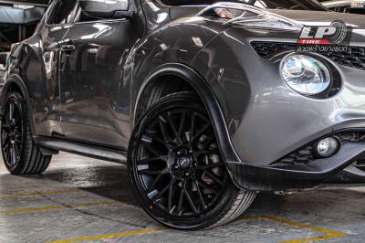 รถ - NISSAN JUKE F15 ล้อแม็ก - MOMO H486T REVENGE ดำด้าน สเปค - 18x8 ET38 5x114.3
รัดยาง - YOKOHAMA AE51 เบอร์ - 245/40-18