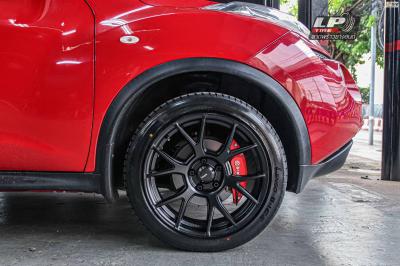 รถ - NISSAN JUKE ล้อแม็ก - KONIG N636 FlowForming ดำด้าน ขอบ - 18x8.5 ET35 5x114.3ยาง - LENSO D-1CS เบอร์ - 235/45-18
 