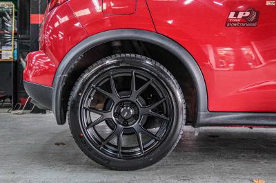 รถ - NISSAN JUKE ล้อแม็ก - KONIG N636 FlowForming ดำด้าน ขอบ - 18x8.5 ET35 5x114.3ยาง - LENSO D-1CS เบอร์ - 235/45-18
 