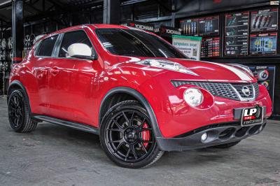 รถ - NISSAN JUKE ล้อแม็ก - KONIG N636 FlowForming ดำด้าน ขอบ - 18x8.5 ET35 5x114.3ยาง - LENSO D-1CS เบอร์ - 235/45-18
 