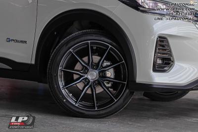 รถ -NISSAN KICKS ล้อแม็ก - VAGE VF01 ดำหน้าเงา สเปค - 18x8.5 ET35 5x112-5x114.3 ยาง - YOKOHAMA V552 เบอร์ -225/45-18