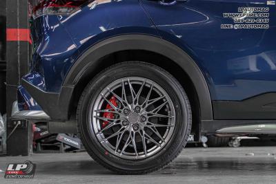 รถ -NISSAN KICKS ล้อแม็ก - LENSO YETI Hyper Black สเปค - 17x7.5 ET35 5x114.3 ยาง - ALLIANCE AL30 030Ex เบอร์ -215/55-17