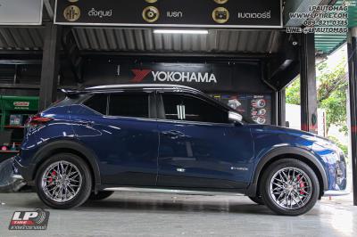 รถ -NISSAN KICKS ล้อแม็ก - LENSO YETI Hyper Black สเปค - 17x7.5 ET35 5x114.3 ยาง - ALLIANCE AL30 030Ex เบอร์ -215/55-17