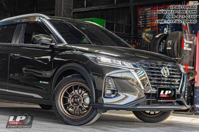 รถ - NISSAN KICKS ล้อแม็ก - KONIG N781 HyperGram FlowForming น้ำตาล สเปค - 17x8 ET35 5x114.3
ยาง - YOKOHAMA ADVAN dB V553