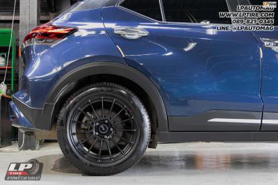 รถ -NISSAN KICKS&nbsp;ล้อแม็ก - ADVANTI MD002 INIZIO FlowForming ดำด้าน สเปค -17x7.5 ET45 5x114.3
ใช้ยางเดิม