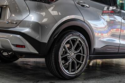 รถ -NISSAN KICKS P15 ล้อแม็ก - VLF FLOW FORM VLF-P02 Hyper silver สเปค -18x8 ET35 5x114.3 รัดยาง - ยางเดิม เบอร์ -