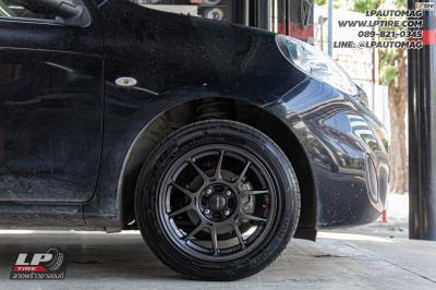 รถ - NISSAN MARCH ล้อแม็ก - LENSO VENOM V1N FlowForming HD สเปค - 15x7 ET35 4x100 ** สามารถใส่ยางเดิมได้เลย * *