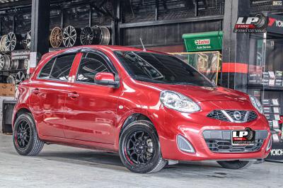 รถ - NISSAN MARCH ล้อแม็ก - EmotionR MUGEN ดำด้าน ขอบ -15x7 ET35 4x100 ยาง- LENSO D-1CS
เบอร์ - 195/55-15