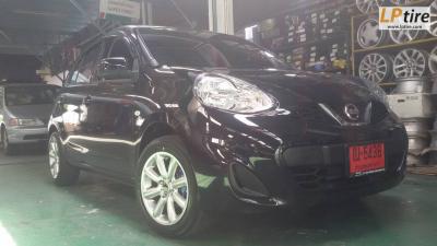 NISSAN MARCH มาจัดหล่อกับล้อกล้วย WATANABE ขอบ 15 นิ้ว พร้อมยาง หนึบๆ นุ่ม ๆ YOKOHAMA V551 195/55-15
มาเรียบๆขากลับบ้าน หล๊อหล่อ