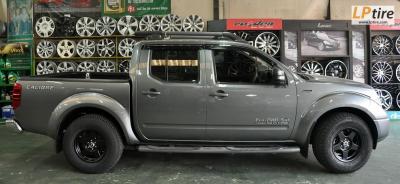 Nissan Navara + ล้อแม็ก Bradley 16นิ้ว สีดำด้าน + ยาง YOKOHAMA G012 265/70R16