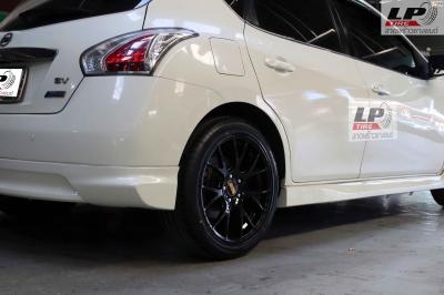 NISSAN PULSAR + TAM-3254 18x8 ET40 5x114.3 ดำเงา นำยางมาใส่เอง