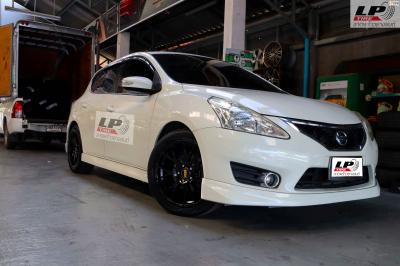 NISSAN PULSAR + TAM-3254 18x8 ET40 5x114.3 ดำเงา นำยางมาใส่เอง