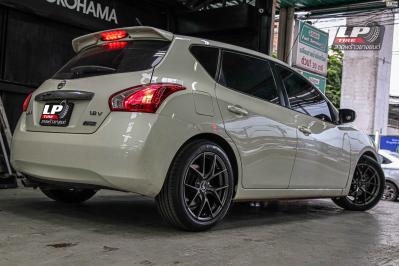 รถ - NISSAN PULSAR ล้อแม็ก - LENSO Jager Dyna เทาด้าน สเปค - 17x7.5 ET35 5x114.3 รัดยาง - YOKOHAMA AE51 เบอร์ - 215/50-17