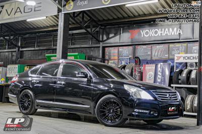 รถ - NISSAN TEANA ล้อแม็ก - LENSO ProjectD RACE5 ดำด้าน สเปค - 17x7.5 ET35 5x114.3 ยาง - YOKOHAMA V553 เบอร์ - 215/55-17