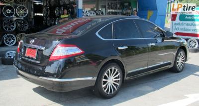 Nissan Teana + ล้อแม็ก Venerdi Caterina 17นิ้ว สีกราไฟร์ หน้าเงา + ยาง YOKOHAMA V551 215/55-17