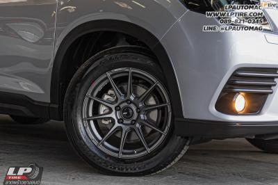 รถ - SUBARU FORESTER ล้อแม็ก - ENKEI SC46 เทากัน สเปค - 17x7.5 ET35 5x114.3 *** ใส่ยางเดิม ***
