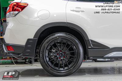 รถ - SUBARU FORESTER ล้อแม็ก - ENKEI SC49 ดำด้าน สเปค -18x8.5 ET45 5x114.3 ใช้ยางเดิม