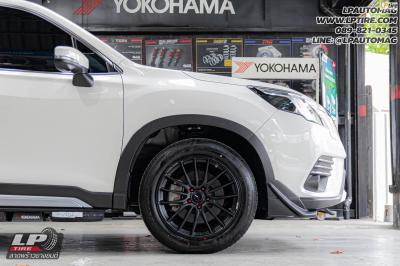 รถ - SUBARU FORESTER ล้อแม็ก - ENKEI SC49 ดำด้าน สเปค -18x8.5 ET45 5x114.3 ใช้ยางเดิม