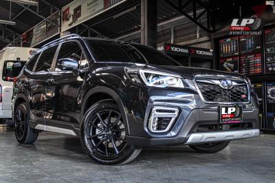 รถ - SUBARU FORESTER SK ป้ายแดงล้อแม็ก - ENKEI SC50 ดำด้าน สเปค - 18x8.5 ET35 5x114.3.