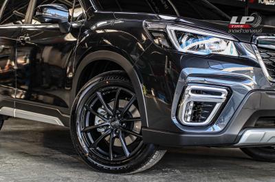 รถ - SUBARU FORESTER SK ป้ายแดงล้อแม็ก - ENKEI SC50 ดำด้าน สเปค - 18x8.5 ET35 5x114.3.