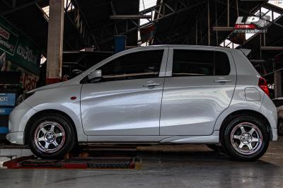 รถ - SUZUKI CELERIO ล้อแม็ก - MGW AF-P1095 ไฮเปอร์ขลิบแดง สเปค - 14x6 ET38 4x100