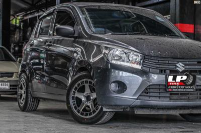 รถ - SUZUKI CELERIO ล้อแม็ก - APEX HS032 ดำหน้าเงา ขอบ - 15x7 ET35 4x100 ยาง - LENSO D-1CS
เบอร์ - 195/55-15