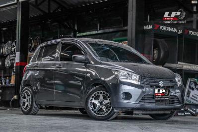 รถ - SUZUKI CELERIO ล้อแม็ก - APEX HS032 ดำหน้าเงา ขอบ - 15x7 ET35 4x100 ยาง - LENSO D-1CS
เบอร์ - 195/55-15