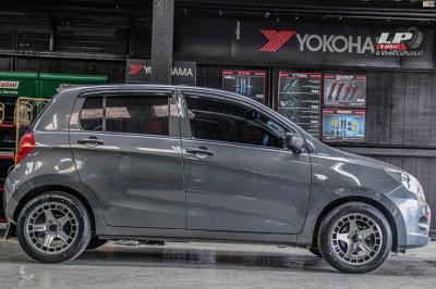 รถ - SUZUKI CELERIO ล้อแม็ก - APEX HS032 ดำหน้าเงา ขอบ - 15x7 ET35 4x100 ยาง - LENSO D-1CS
เบอร์ - 195/55-15