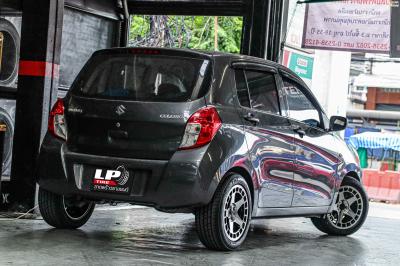 รถ - SUZUKI CELERIO ล้อแม็ก - APEX HS032 ดำหน้าเงา ขอบ - 15x7 ET35 4x100 ยาง - LENSO D-1CS
เบอร์ - 195/55-15