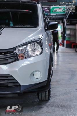 รถ -SUZUKI CELERIO ล้อแม็ก - INFERNO 7114 สเปค - 14x5.5 ET35 4x100 ยาง - ฺBRIDGESTONE EP150
เบอร์ - 165/65-14 น็อตล้อ 7 เหลี่ยม 12x1.25 (แดง)