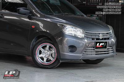 รถ - SUZUKI CELERIO ล้อแม็ก - MGW AF-P1095 สเปค - 14x6 ET38 4x100 ยาง - ALLIANCE AL30 030Ex เบอร์ - 175/65-14