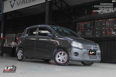 รถ - SUZUKI CELERIO ล้อแม็ก - MGW AF-P1095 สเปค - 14x6 ET38 4x100 ยาง - ALLIANCE AL30 030Ex เบอร์ - 175/65-14