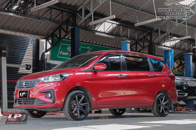 รถ - SUZUKI ERTIGA ล้อแม็ก - EmotionR v08 ดำเงามิลลิ่งก้านเงิน สเปค - 17x7.5 ET35 5x114.3
ยาง - LENSO D-1CS เบอร์ - 205/45-17