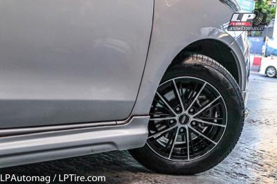 รถ - SUZUKI ERTIGA I (ZE) ล้อแม็ก - SSW E101 ดำหน้าเงา สเปค -15x6.5 ET38 5x114.3 รัดยาง - ยางเดิม เบอร์ - 185/65R15