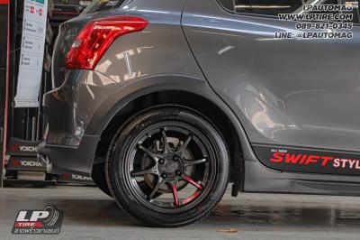 รถ - SUZUKI SWIFT ล้อแม็ก - NK Performance NK28N (ce28) Flowforming DGM สเปค - 16x7 ET35 4x100 รัดยาง - YOKOHAMA ES32 เบอร์- 195/50-16