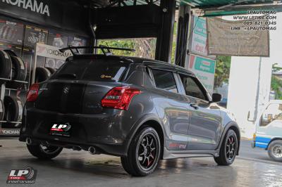 รถ - SUZUKI SWIFT ล้อแม็ก - NK Performance NK28N (ce28) Flowforming DGM สเปค - 16x7 ET35 4x100 รัดยาง - YOKOHAMA ES32 เบอร์- 195/50-16