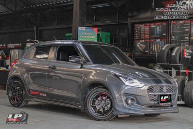 รถ - SUZUKI SWIFT ล้อแม็ก - NK Performance NK28N (ce28) Flowforming DGM สเปค - 16x7 ET35 4x100 รัดยาง - YOKOHAMA ES32 เบอร์- 195/50-16