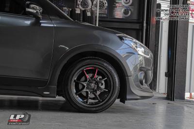 รถ - SUZUKI SWIFT ล้อแม็ก - NK Performance NK28N (ce28) Flowforming DGM สเปค - 16x7 ET35 4x100 รัดยาง - YOKOHAMA ES32 เบอร์- 195/50-16