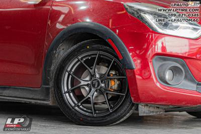 รถ - SUZUKI SWIFT ล้อแม็ก -LENSO Jager Dyna HD สเปค -16x7 ET35 4x100 ใช้ยางเดิม