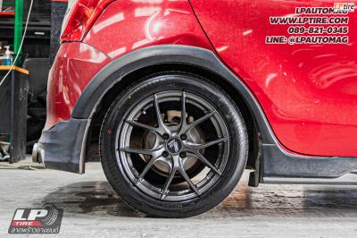 รถ - SUZUKI SWIFT ล้อแม็ก -LENSO Jager Dyna HD สเปค -16x7 ET35 4x100 ใช้ยางเดิม