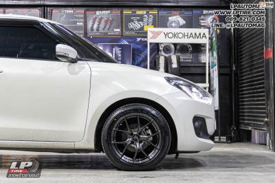 รถ - SUZUKI SWIFT ล้อแม็ก - LENSO Jager Dyna HD สเปค -16x7 ET35 4x100 HD ยาง -KINTO รุ่น SC-900 เบอร์ - 185/55R16