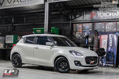 รถ - SUZUKI SWIFT ล้อแม็ก - LENSO Jager Dyna HD สเปค -16x7 ET35 4x100 HD ยาง -KINTO รุ่น SC-900 เบอร์ - 185/55R16