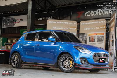 รถ - SUZUKI SWIFT ล้อแม็ก - LENSO Jager J1B HB สเปค- 15x7 ET35 4x100 รัดยาง - ALLIANCE AL30 030Ex เบอร์ - 195/55-15