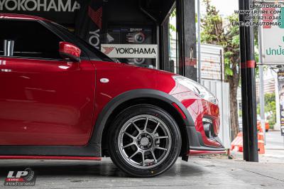 รถ - SUZUKI SWIFT ล้อแม็ก - LENSO VENOM V1N FlowForming Hyper Black สเปค - 16x7 ET35 4x100
รัดยาง - YOKOHAMA V553 เบอร์ - 195/55-16