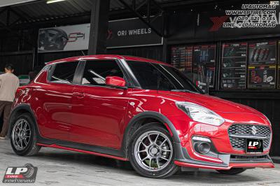 รถ - SUZUKI SWIFT ล้อแม็ก - LENSO VENOM V1N FlowForming Hyper Black สเปค - 16x7 ET35 4x100
รัดยาง - YOKOHAMA V553 เบอร์ - 195/55-16